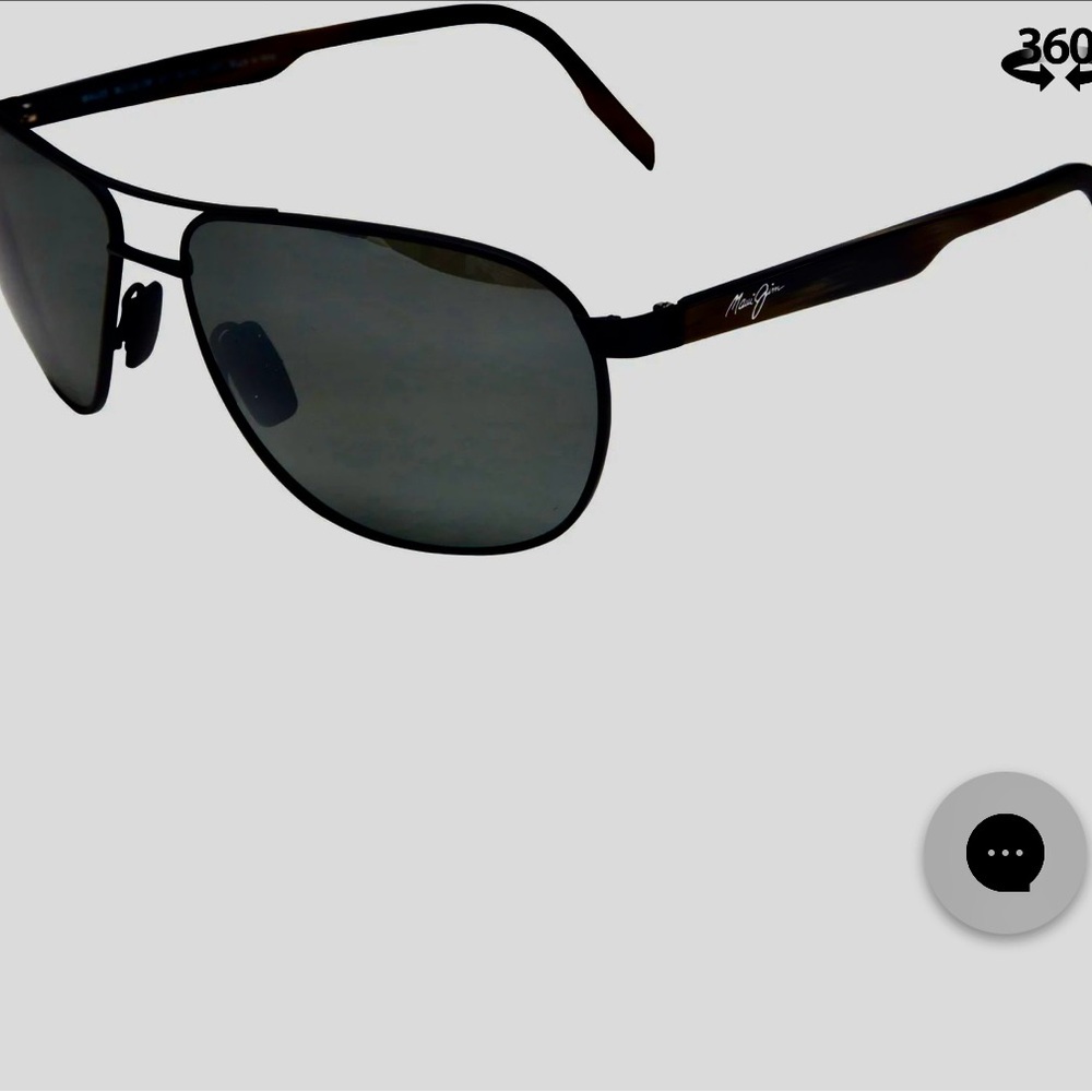 Maui Jim Men's Castle Aviator glasses in excellent used condition